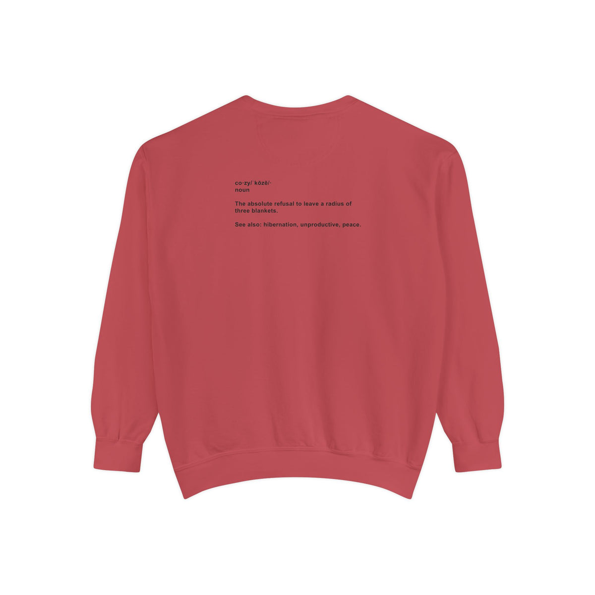 Koze Vibes Sweatshirt — 'Cozy' Definition Graphic Sweatshirt