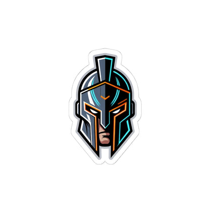 Spartan Helmet Kiss-Cut Sticker — Gamer Mascot Vinyl Decal