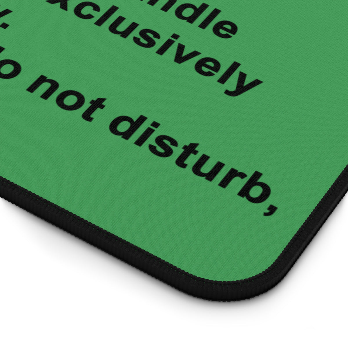 Desk Mat — 'Remote' Definition Minimalist Green Gaming/Office Desk Mat