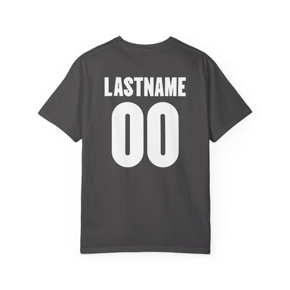 Angry Baltimore Oriole Baseball Mascot Tee — Custom Lastname & Number T-Shirt