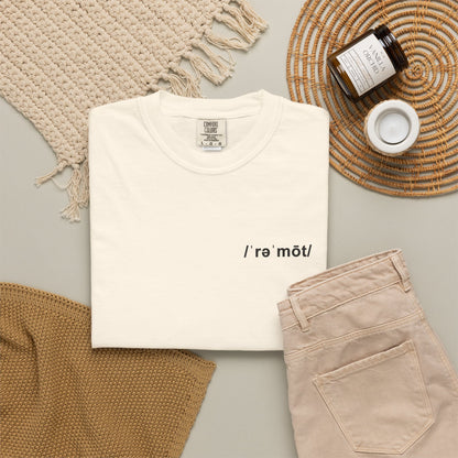 Remote Definition T-Shirt Minimalist Tee