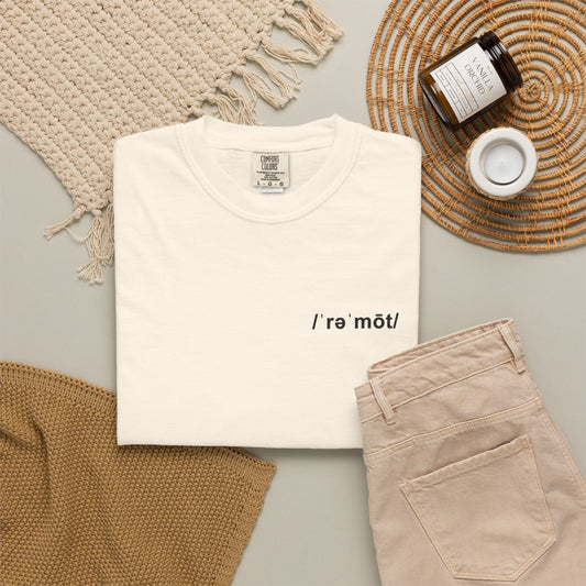 Remote Definition T-Shirt Minimalist Tee