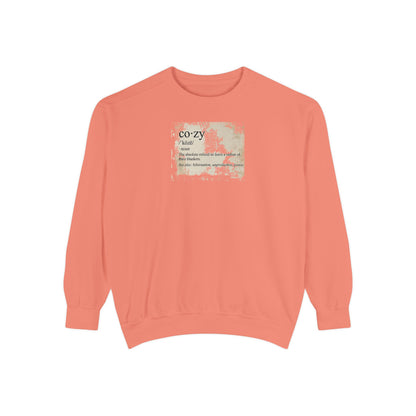 Cozy Vibes Sweatshirt — 'Cozy' Definition Graphic Sweatshirt