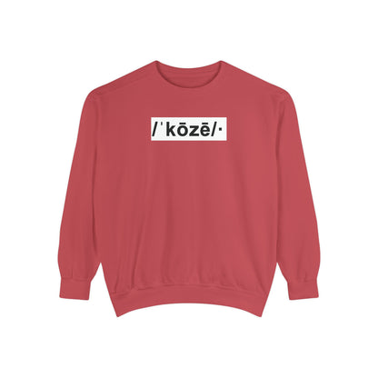 Koze Vibes Sweatshirt — 'Cozy' Definition Graphic Sweatshirt