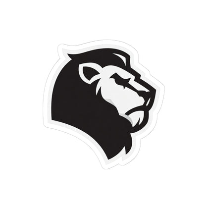 Vintage Lions Mascot Logo Sticker — Bold Kiss-Cut Decal for Laptops, Water Bottles & Gear