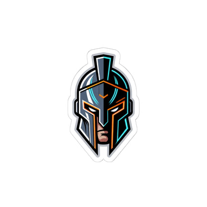 Spartan Helmet Kiss-Cut Sticker — Gamer Mascot Vinyl Decal