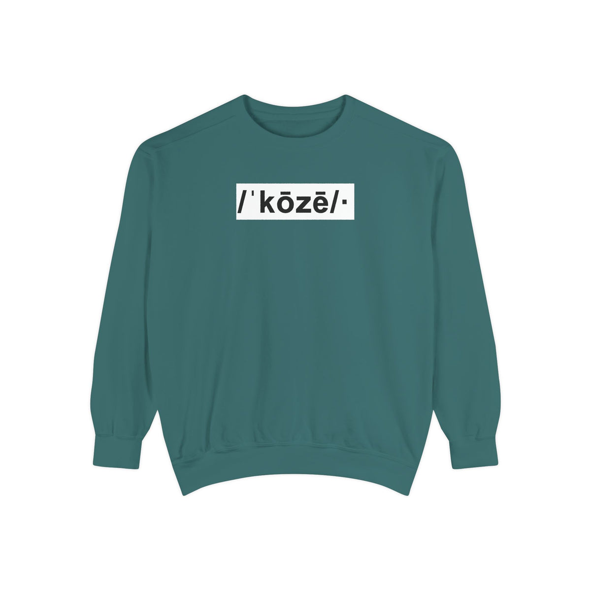 Koze Vibes Sweatshirt — 'Cozy' Definition Graphic Sweatshirt