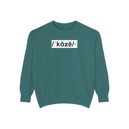 Koze Vibes Sweatshirt — 'Cozy' Definition Graphic Sweatshirt