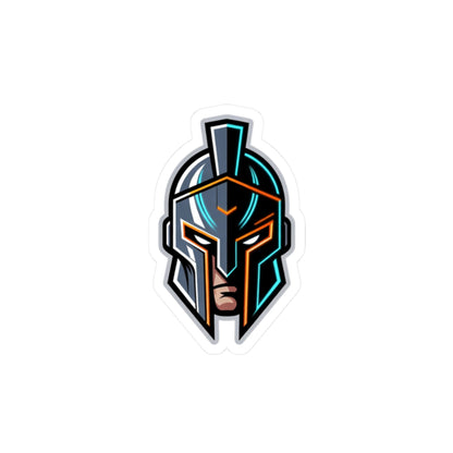 Spartan Helmet Kiss-Cut Sticker — Gamer Mascot Vinyl Decal