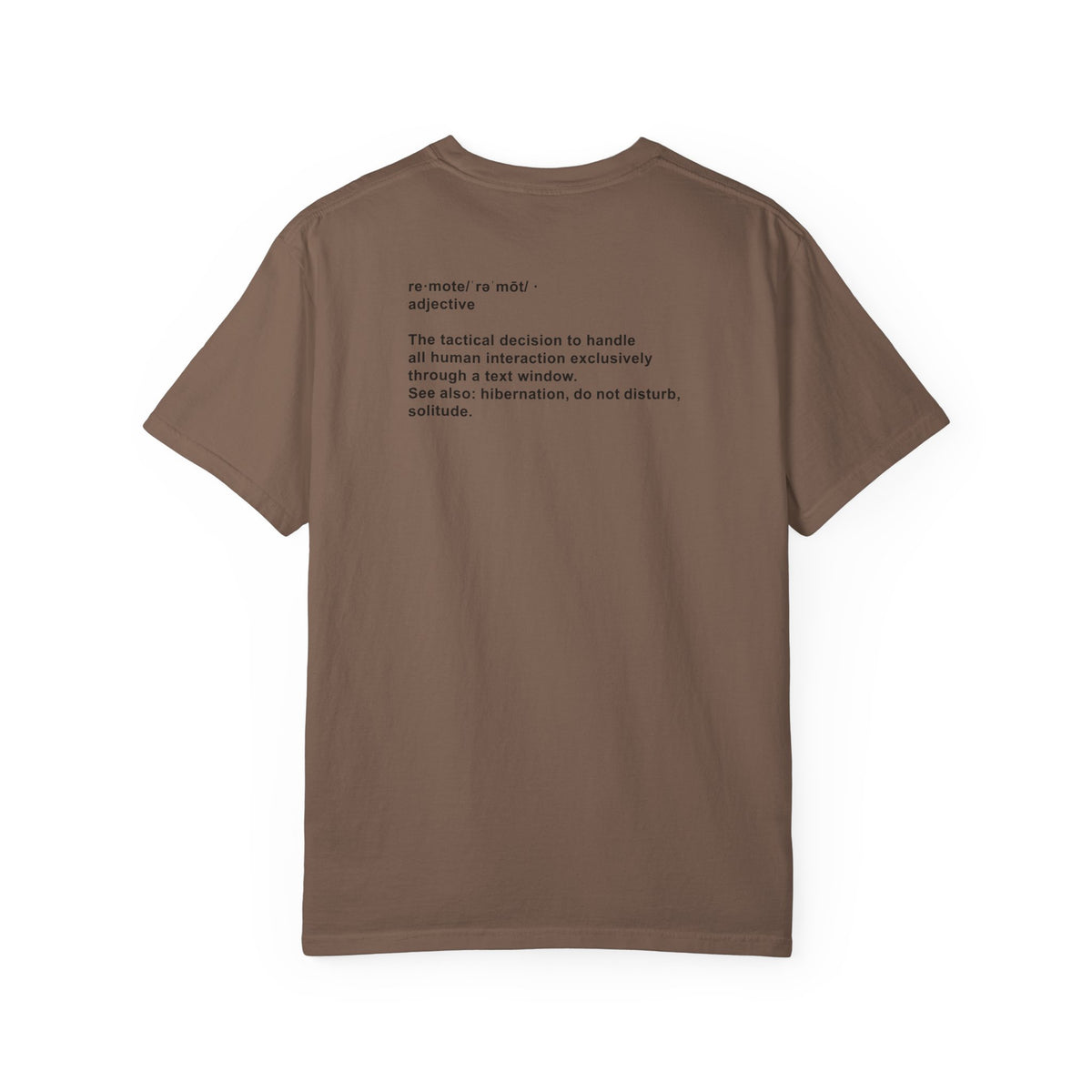 Remote Definition T-Shirt Minimalist Tee