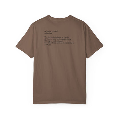 Remote Definition T-Shirt Minimalist Tee