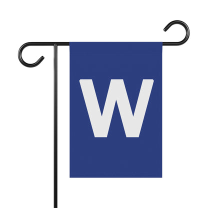 Cubs Win! W Yard Banner.