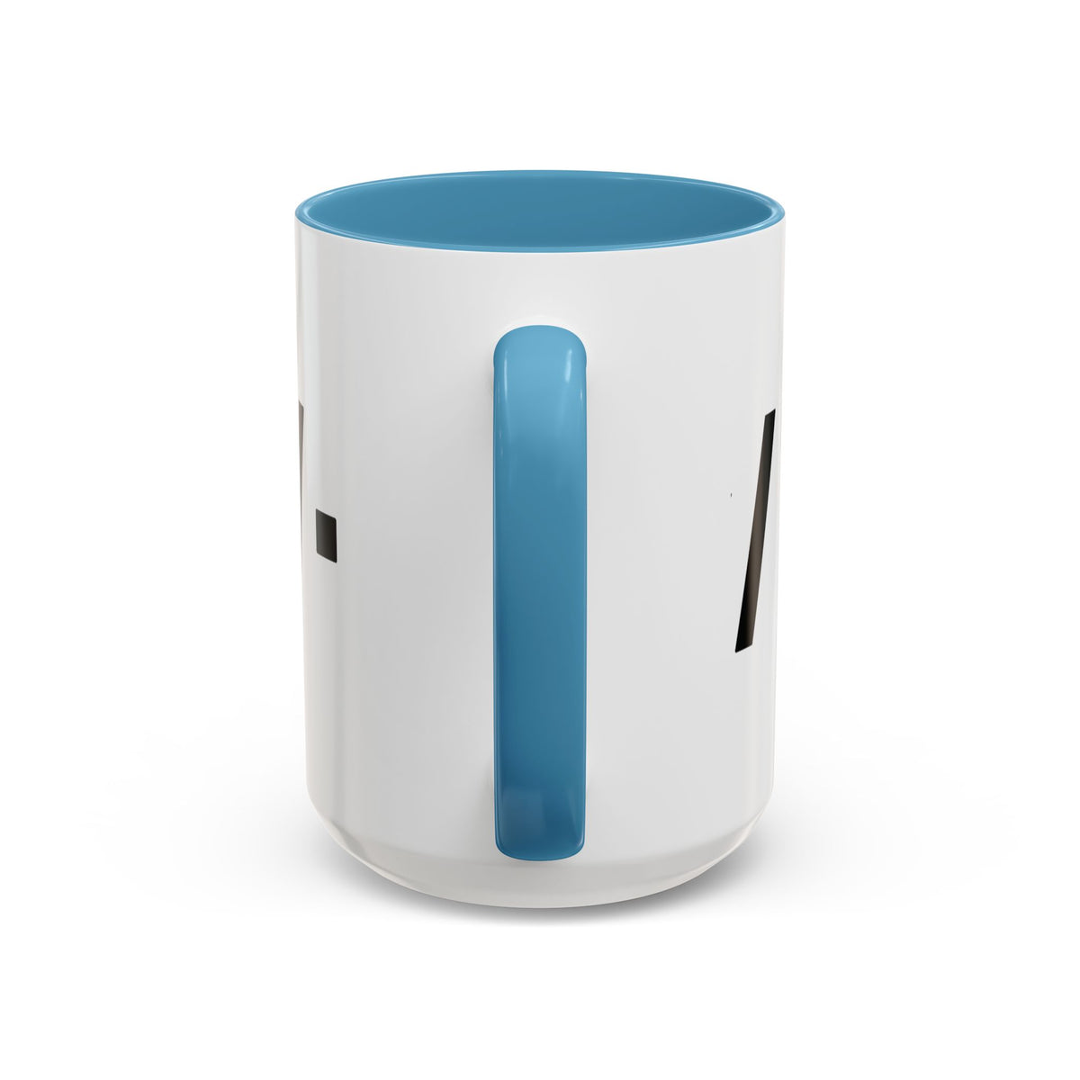 Coffee Mug – Minimalist 'Kōzē' Accent Black-Handle Ceramic Mug (11/15oz)
