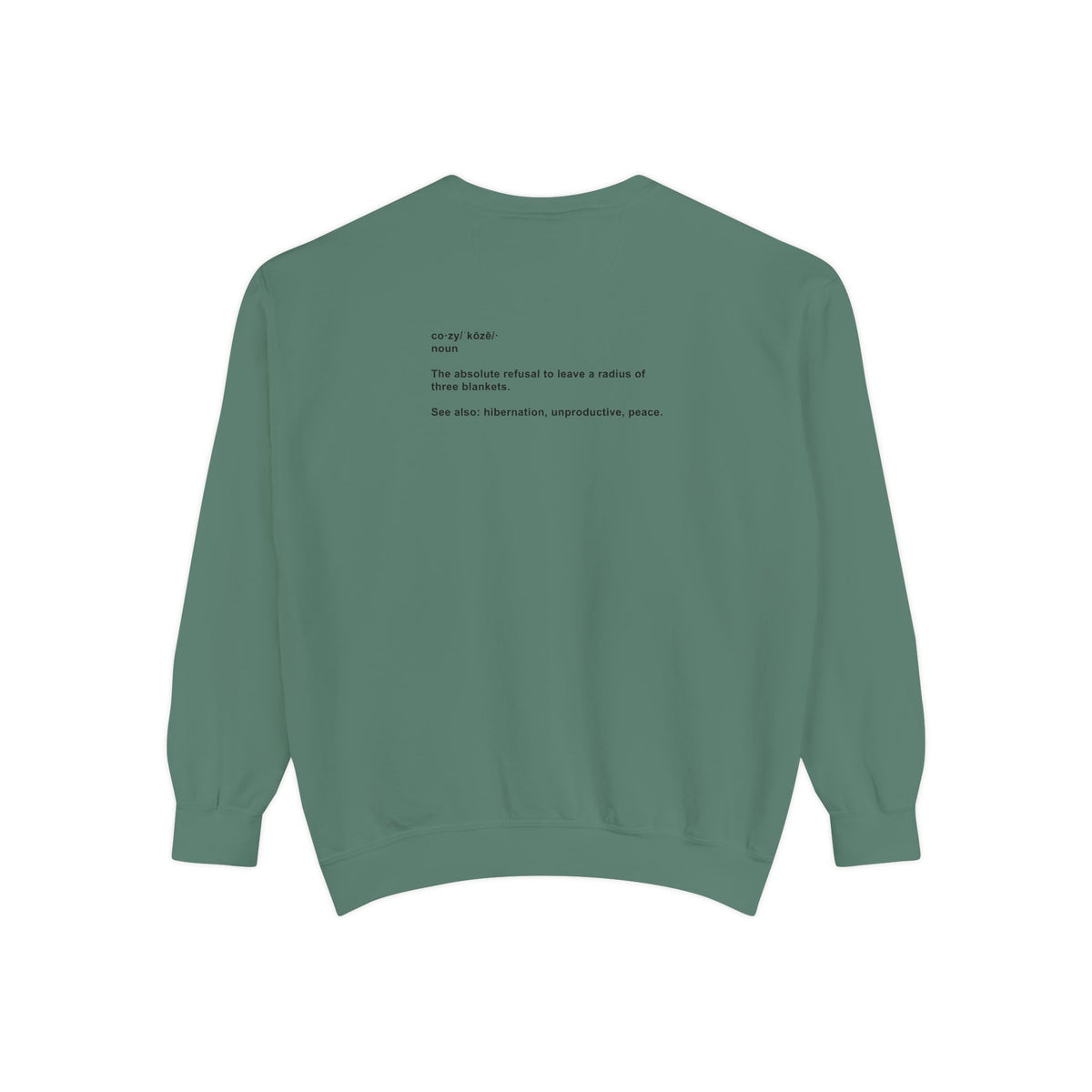 Koze Vibes Sweatshirt — 'Cozy' Definition Graphic Sweatshirt