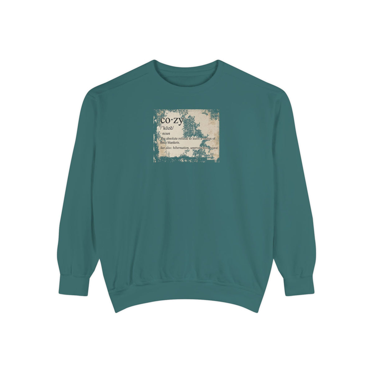 Cozy Vibes Sweatshirt — 'Cozy' Definition Graphic Sweatshirt