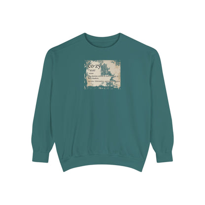 Cozy Vibes Sweatshirt — 'Cozy' Definition Graphic Sweatshirt
