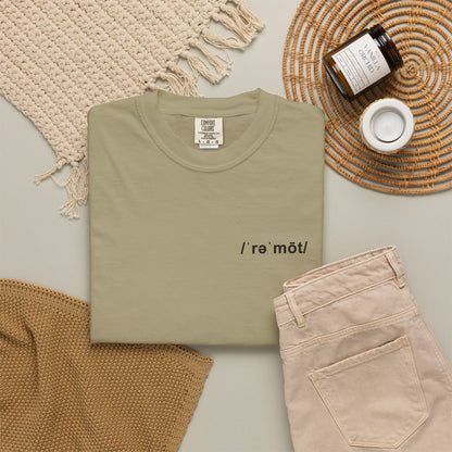 Remote Definition T-Shirt Minimalist Tee