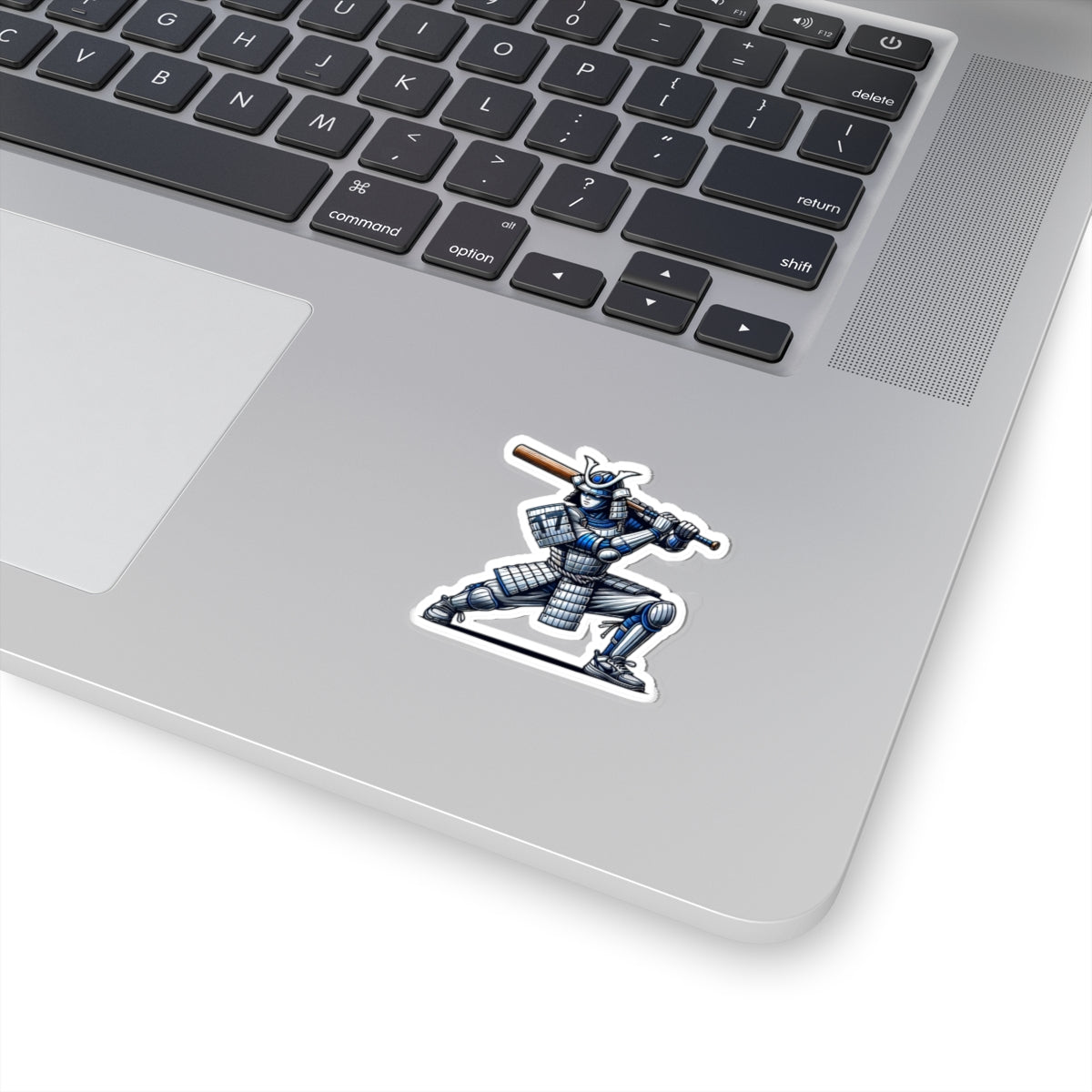 Samurai Baseball #17 Sticker — Kiss-Cut Vinyl Warrior Decal for Laptops & Gear