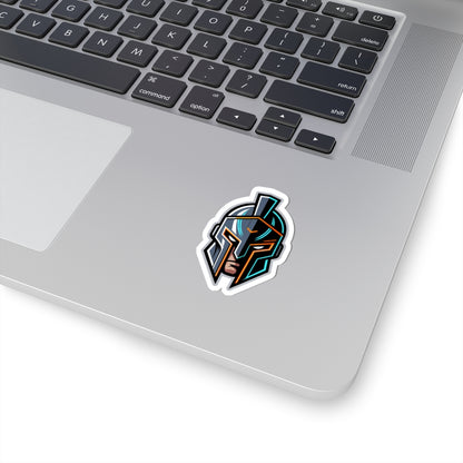 Spartan Helmet Kiss-Cut Sticker — Gamer Mascot Vinyl Decal