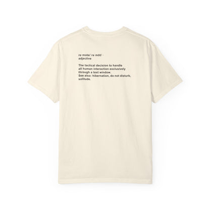 Remote Definition T-Shirt Minimalist Tee