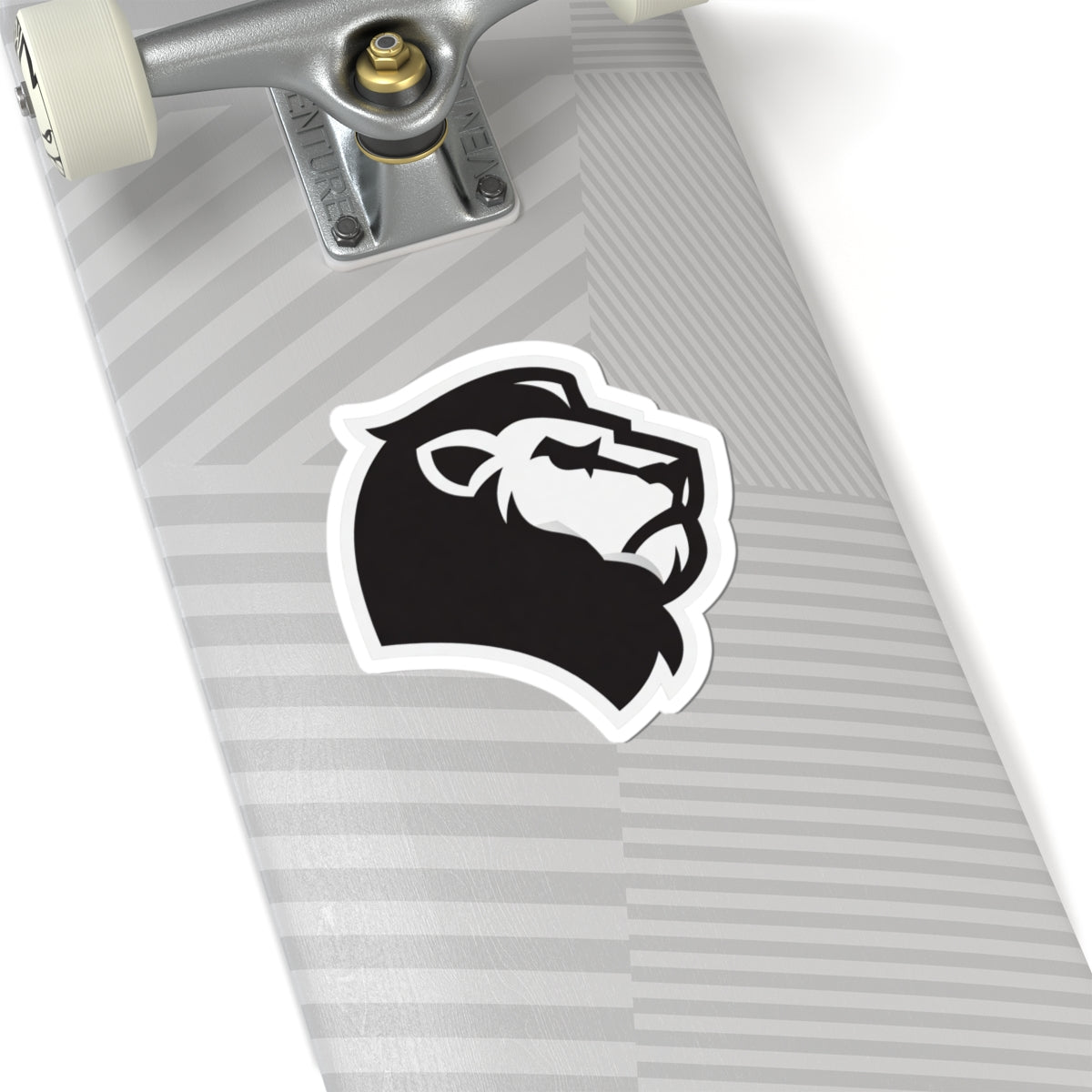 Vintage Lions Mascot Logo Sticker — Bold Kiss-Cut Decal for Laptops, Water Bottles & Gear