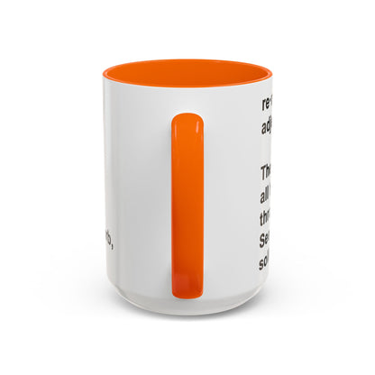 Remote Minimalist Accent Coffee Mug (15 oz)