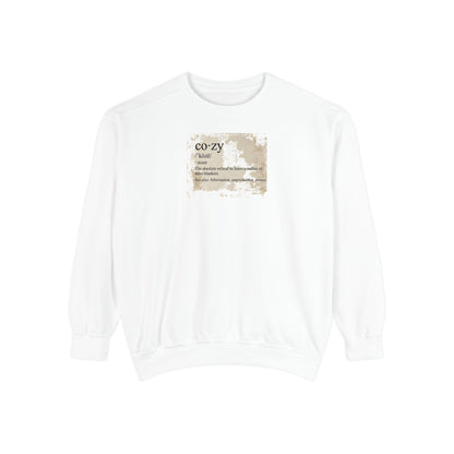 Cozy Vibes Sweatshirt — 'Cozy' Definition Graphic Sweatshirt