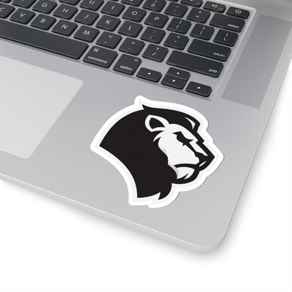 Vintage Lions Mascot Logo Sticker — Bold Kiss-Cut Decal for Laptops, Water Bottles & Gear