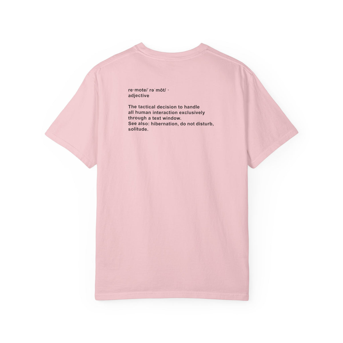 Remote Definition T-Shirt Minimalist Tee