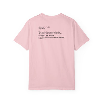 Remote Definition T-Shirt Minimalist Tee