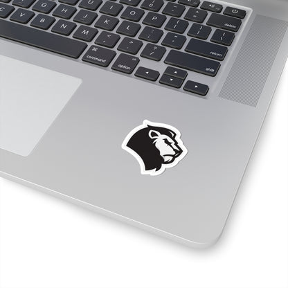 Vintage Lions Mascot Logo Sticker — Bold Kiss-Cut Decal for Laptops, Water Bottles & Gear