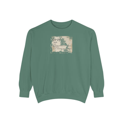 Cozy Vibes Sweatshirt — 'Cozy' Definition Graphic Sweatshirt
