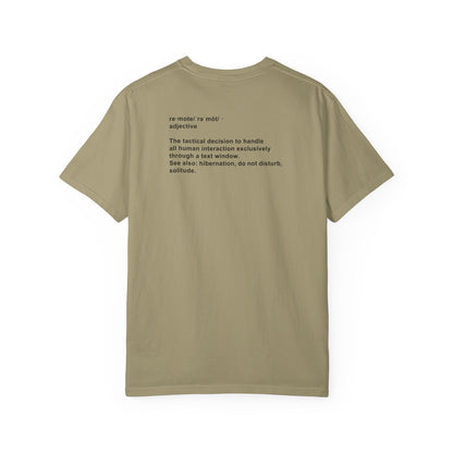 Remote Definition T-Shirt Minimalist Tee