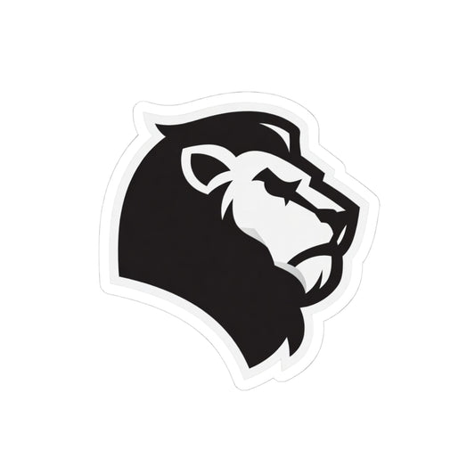 Vintage Lions Mascot Logo Sticker — Bold Kiss-Cut Decal for Laptops, Water Bottles & Gear