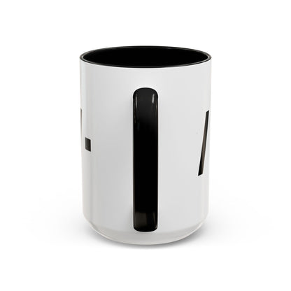 Coffee Mug – Minimalist 'Kōzē' Accent Black-Handle Ceramic Mug (11/15oz)