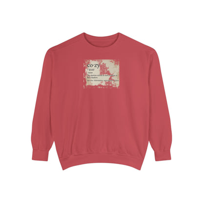 Cozy Vibes Sweatshirt — 'Cozy' Definition Graphic Sweatshirt