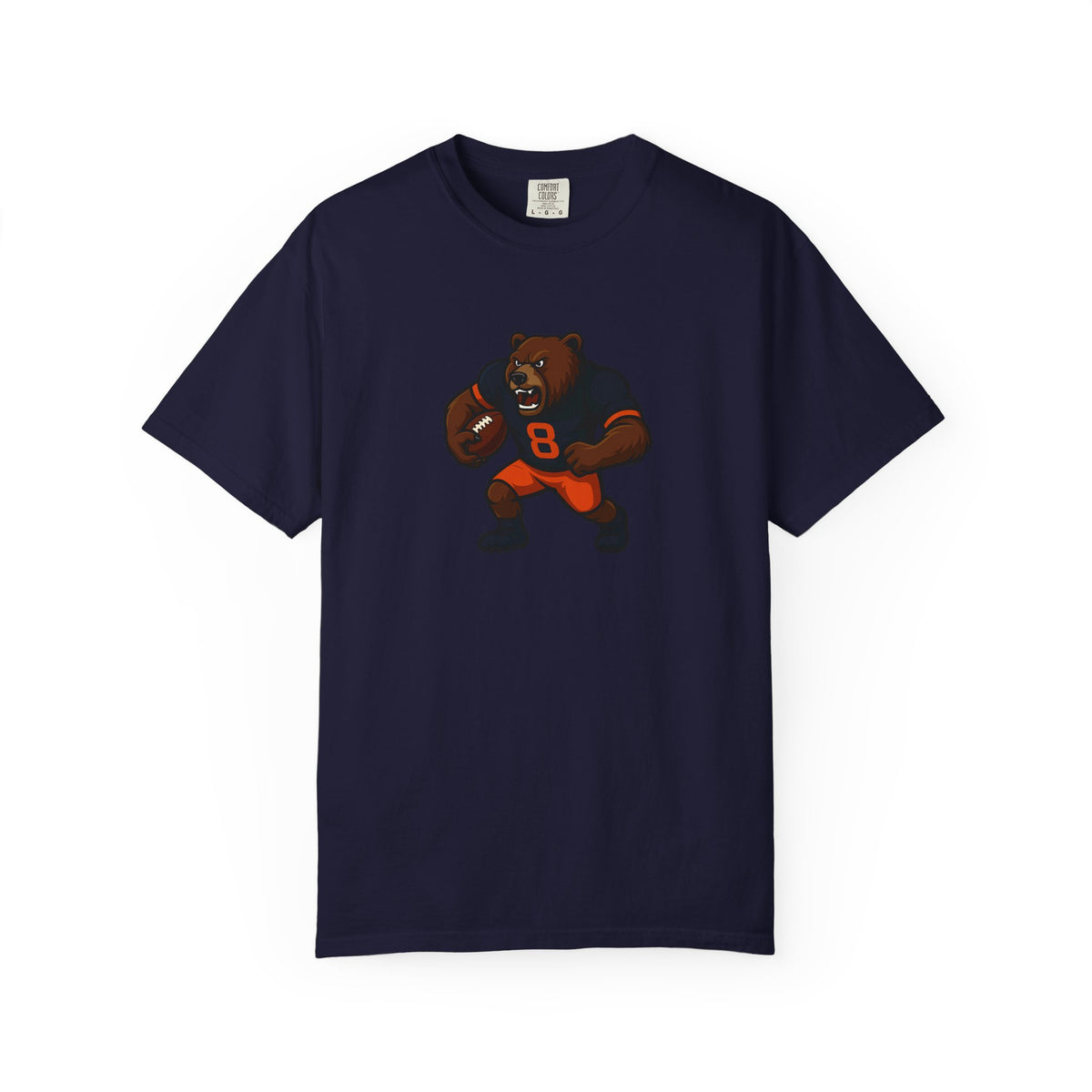 Bear Football Tee — Vintage Mascot Graphic T-Shirt