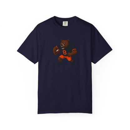 Bear Football Tee — Vintage Mascot Graphic T-Shirt