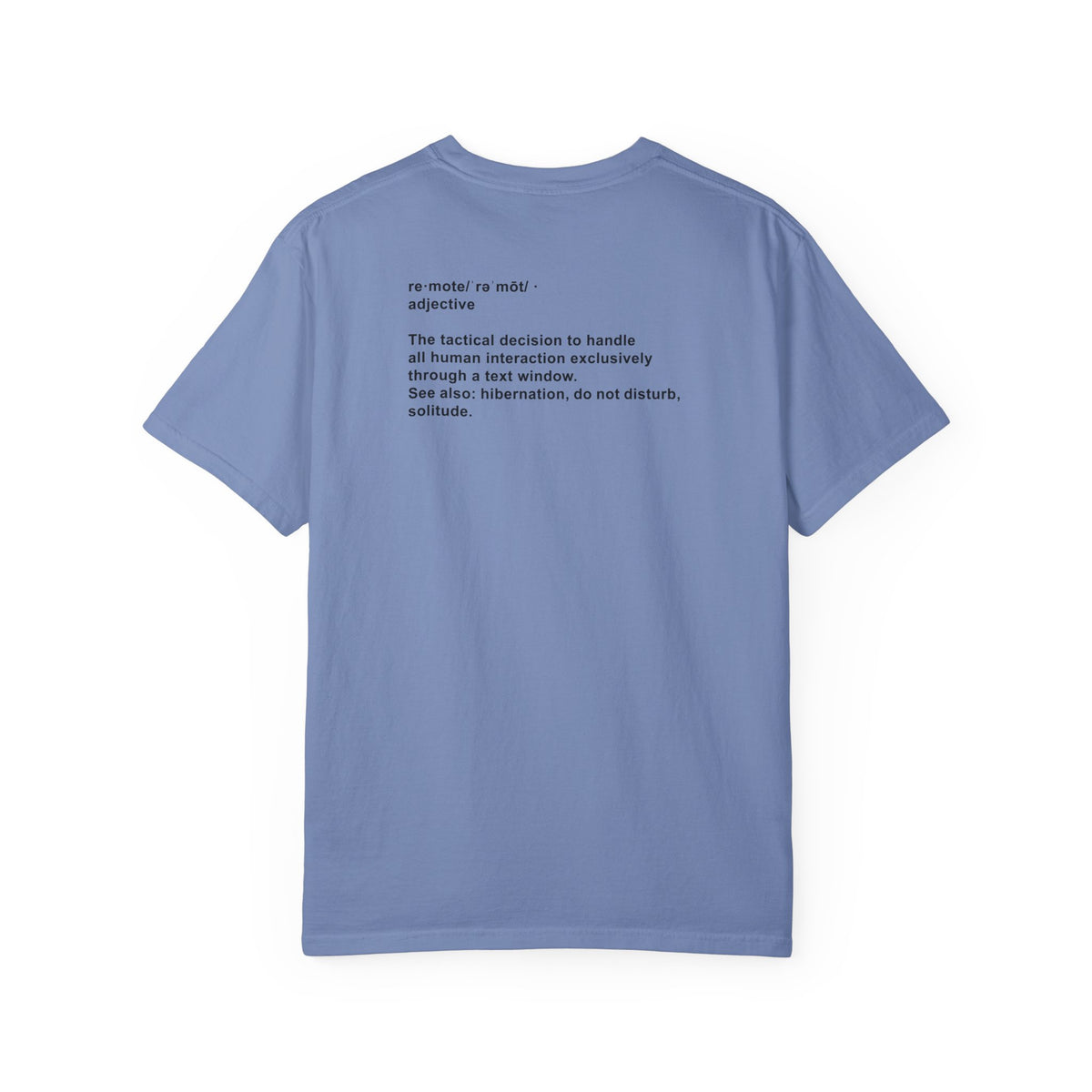 Remote Definition T-Shirt Minimalist Tee