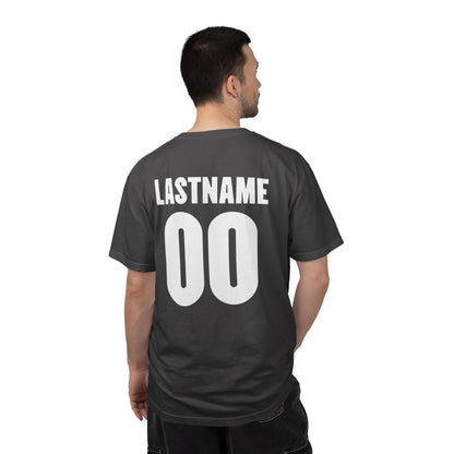 Angry Baltimore Oriole Baseball Mascot Tee — Custom Lastname & Number T-Shirt