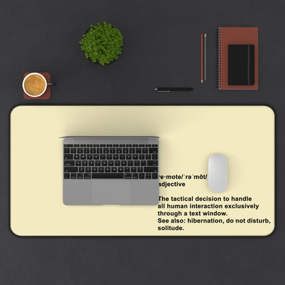 'Remote' Definition Minimalist Gaming/Office Desk Mat