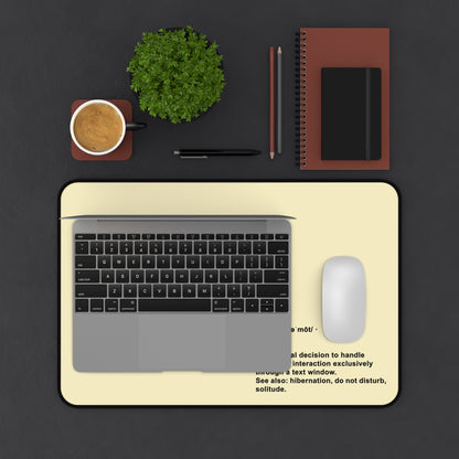 'Remote' Definition Minimalist Gaming/Office Desk Mat