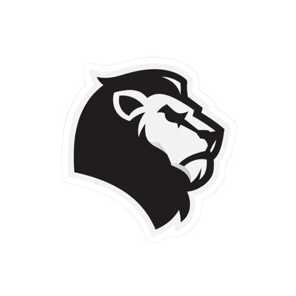 Vintage Lions Mascot Logo Sticker — Bold Kiss-Cut Decal for Laptops, Water Bottles & Gear